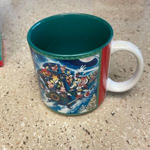 It’s a small world holiday mug
